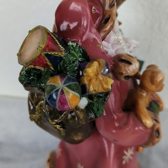 Ceramic Santa Claus Figurine Wonderful Detail! 10" Tall - Picture 10 of 17